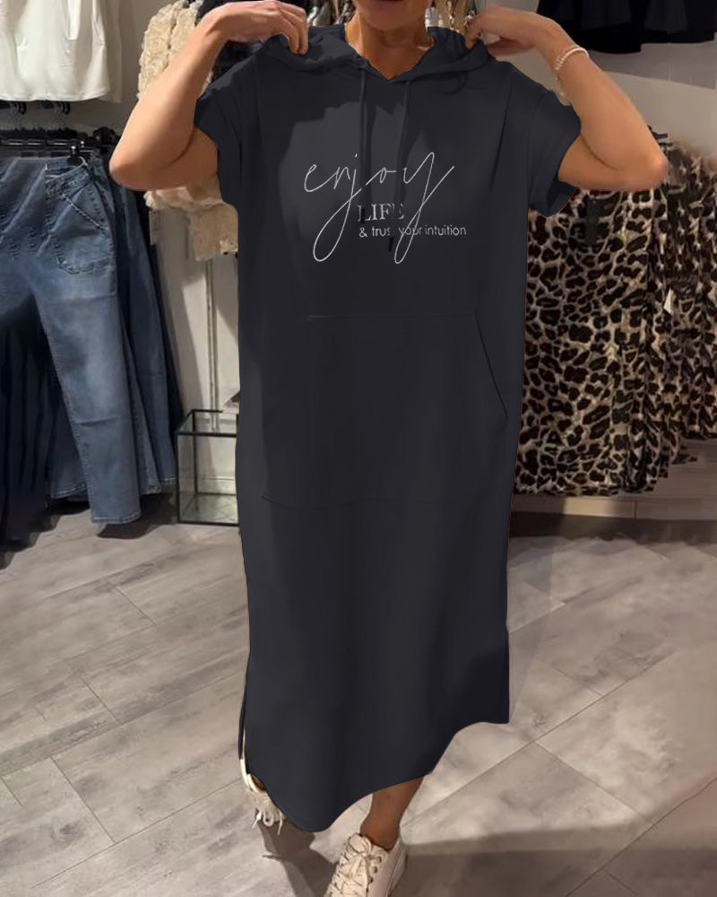 Saskia™ | Casual Hoodie Klänning