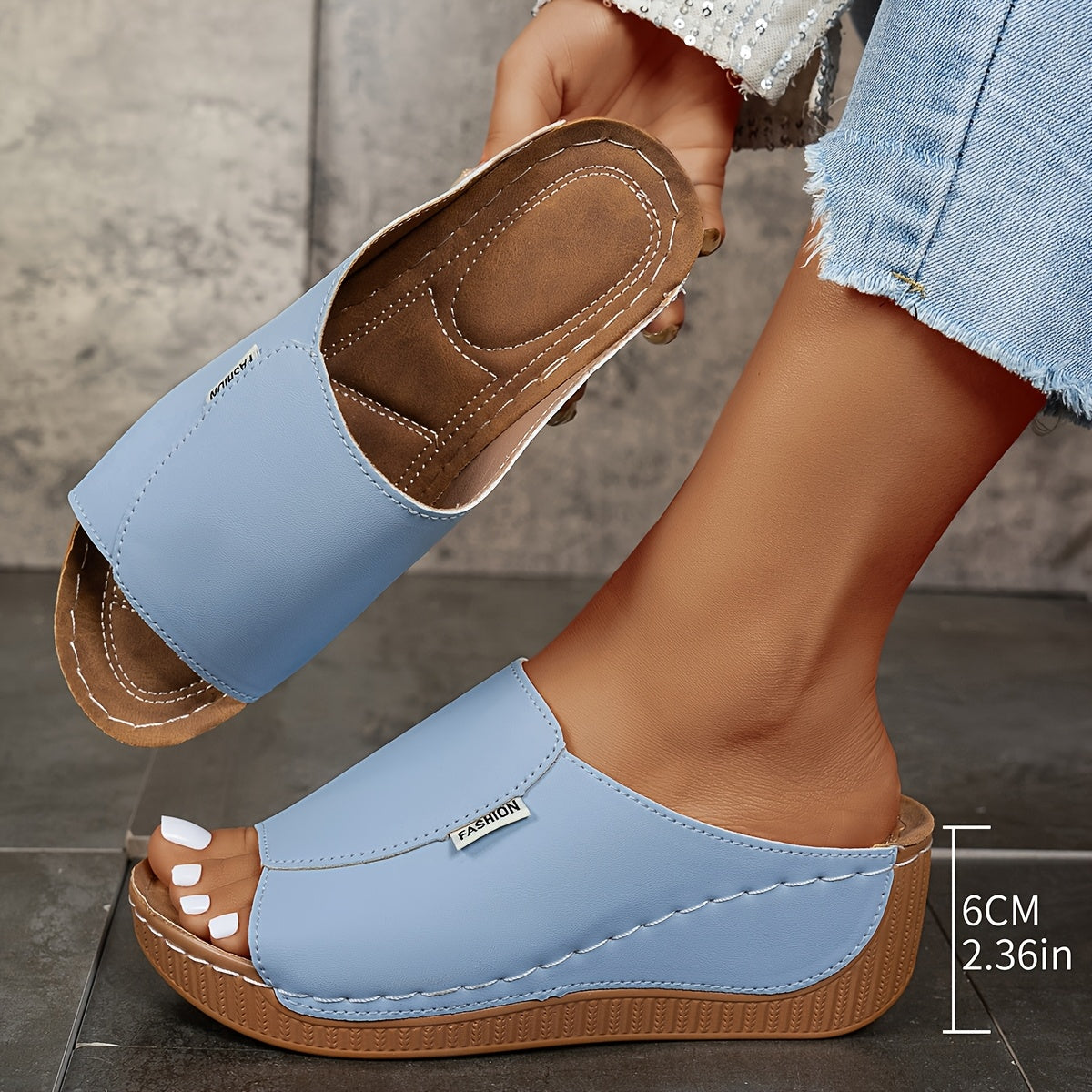 Ibiza sandal med komfortabel sula