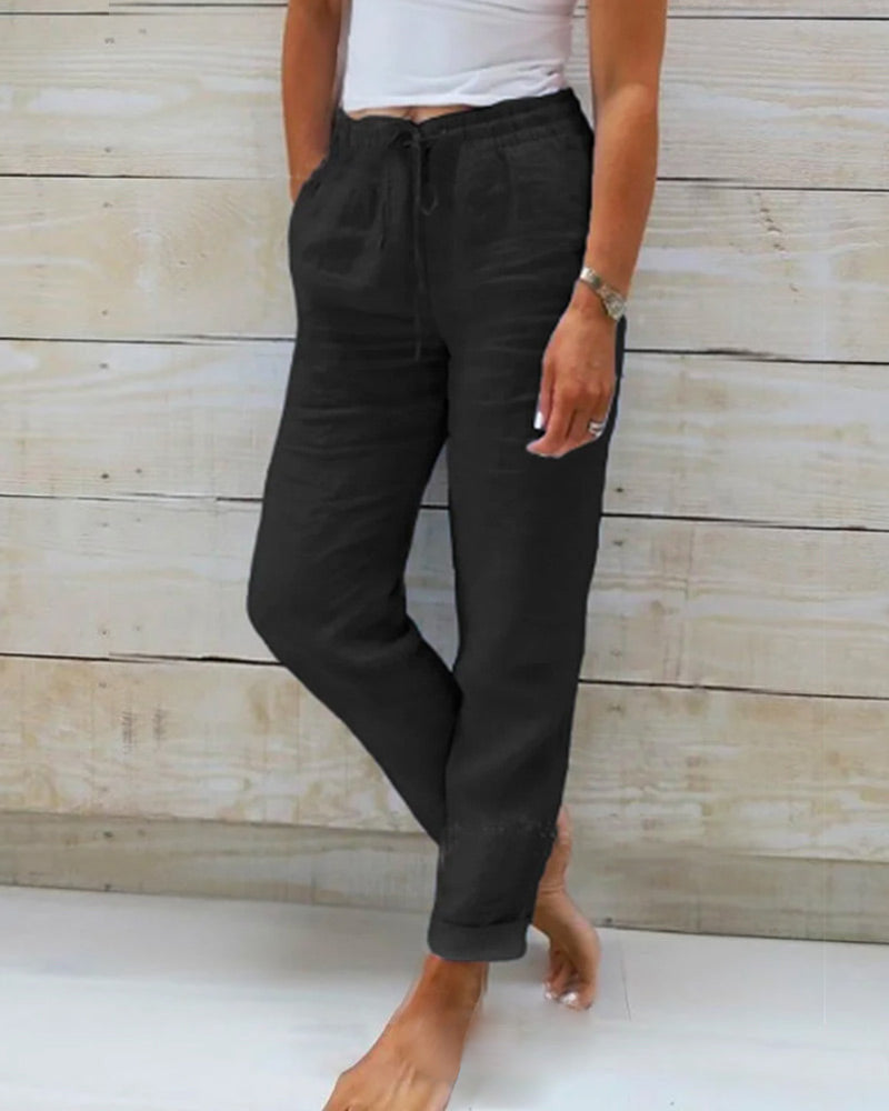 Barbara-Stretch Lightweight Trousers