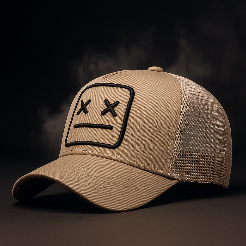 Mark – Baseballkeps med broderad nätkrage XX