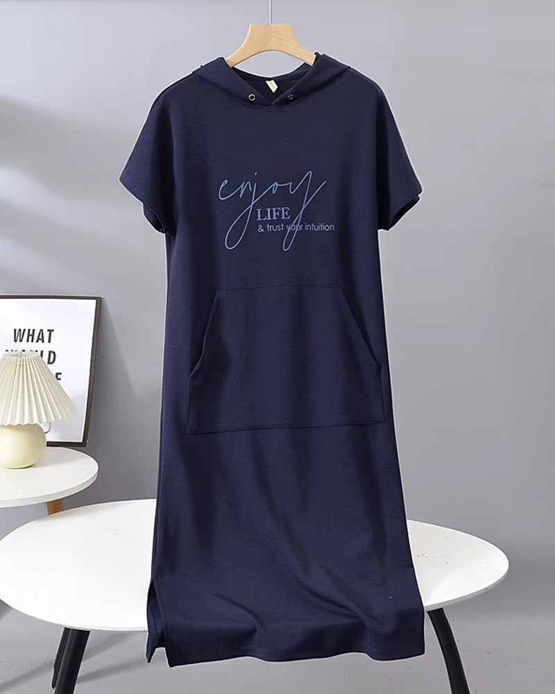 Saskia™ | Casual Hoodie Klänning
