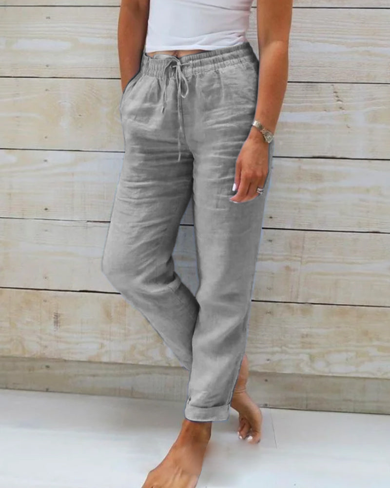 Barbara-Stretch Lightweight Trousers