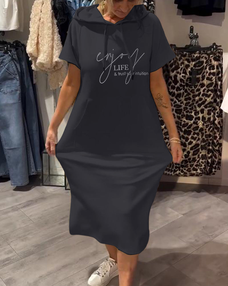 Saskia™ | Casual Hoodie Klänning