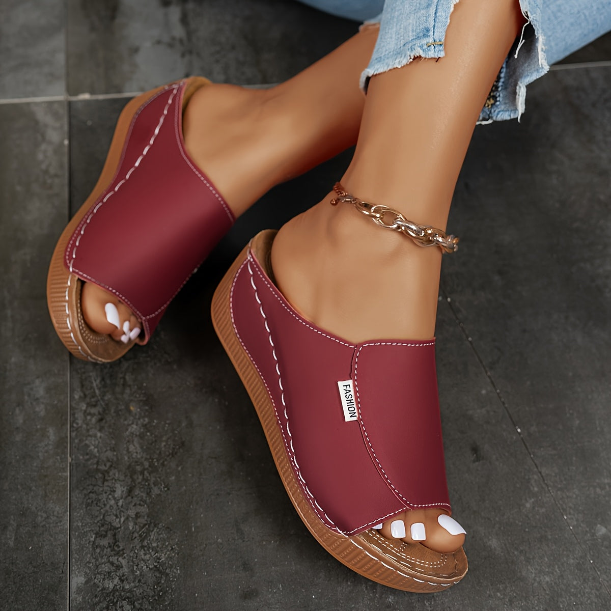 Ibiza sandal med komfortabel sula