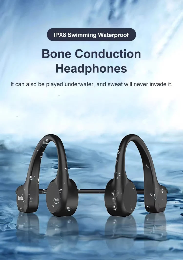 GoldenSound™ Waterproof Bone Conduction Headphones