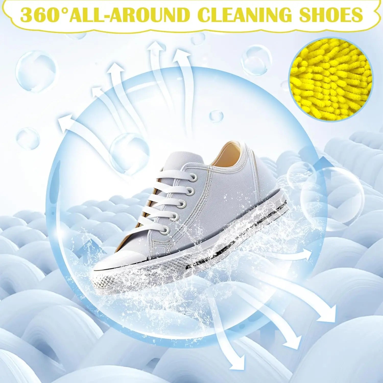 Staven-Portable Shoe Laundry Cleaning Bag