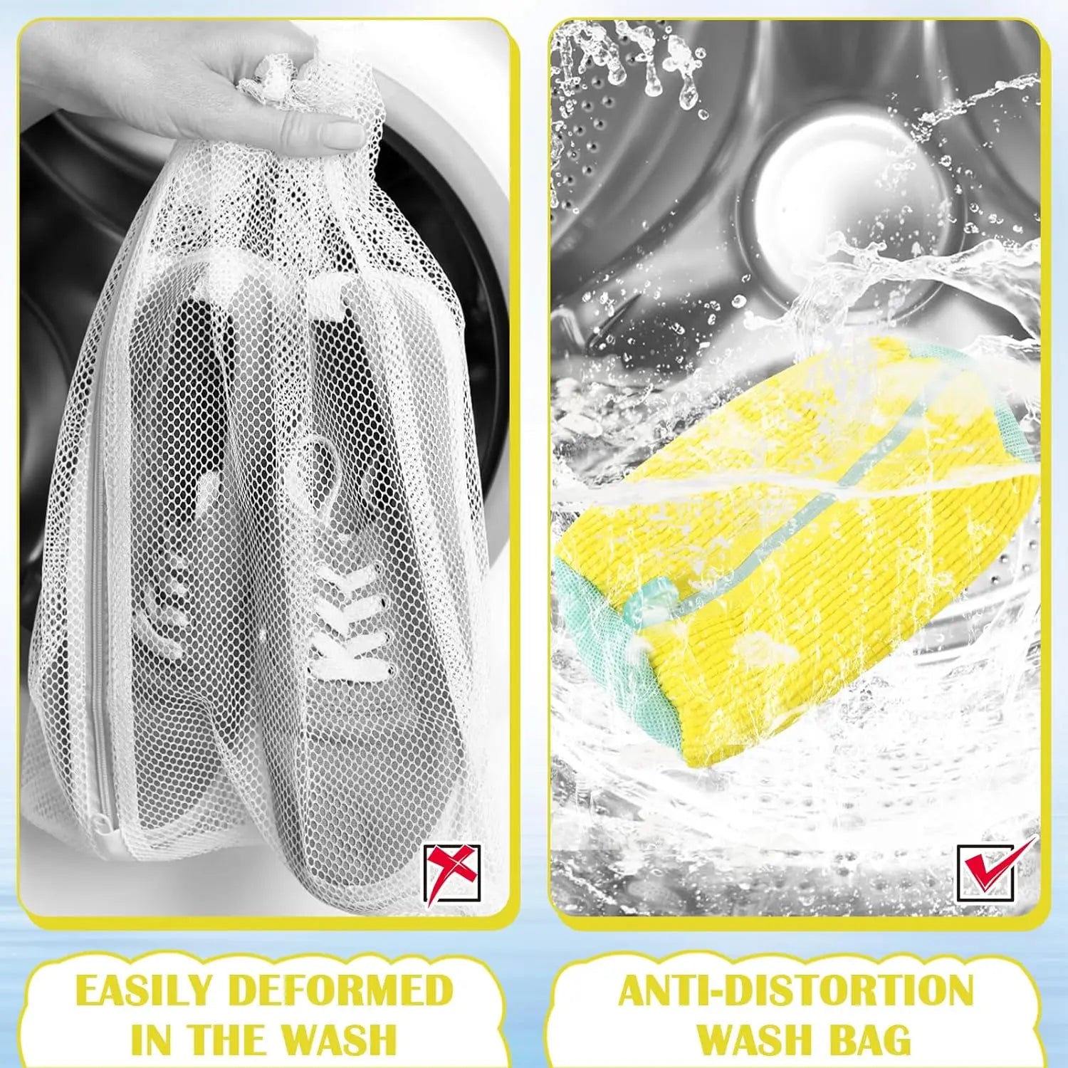 Staven-Portable Shoe Laundry Cleaning Bag