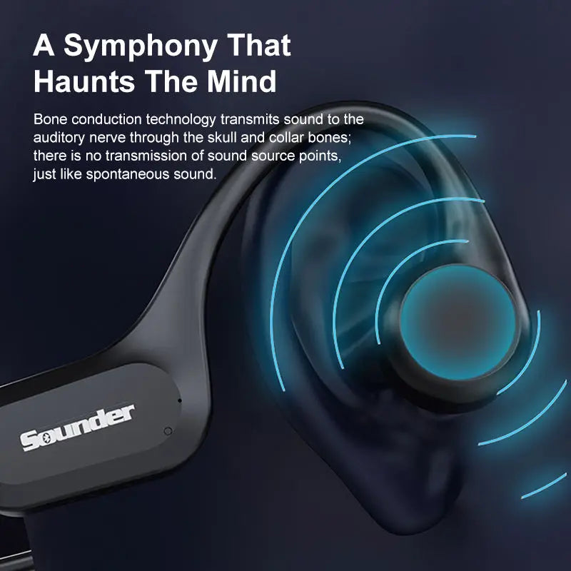 GoldenSound™ Waterproof Bone Conduction Headphones