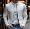 John'- Elegant leather jacket
