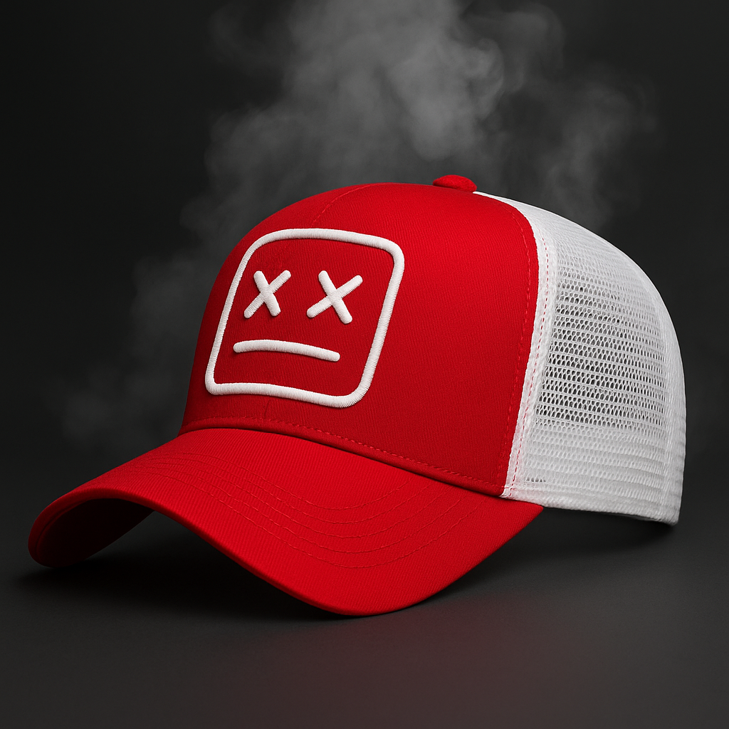 Mark – Baseballkeps med broderad nätkrage XX