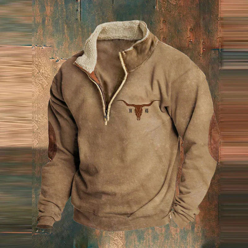 Levi -fleece­tröja med halv dragkedja