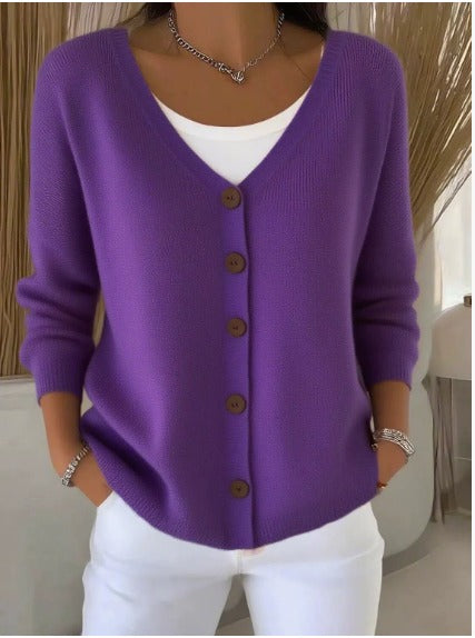 ✨ Victoria – Elegant stickad blus med huva ✨
