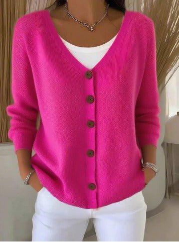 ✨ Victoria – Elegant stickad blus med huva ✨