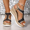 Jenny Elegante Mojorca ortopediska slip-on-sandaler för damer med klack