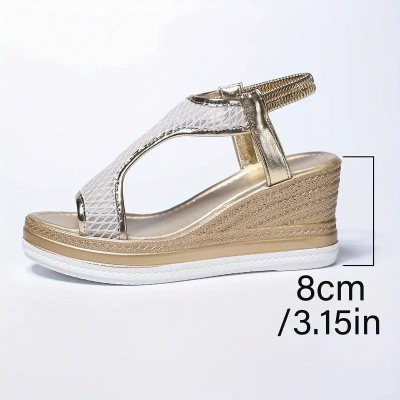 Jenny Elegante Mojorca ortopediska slip-on-sandaler för damer med klack
